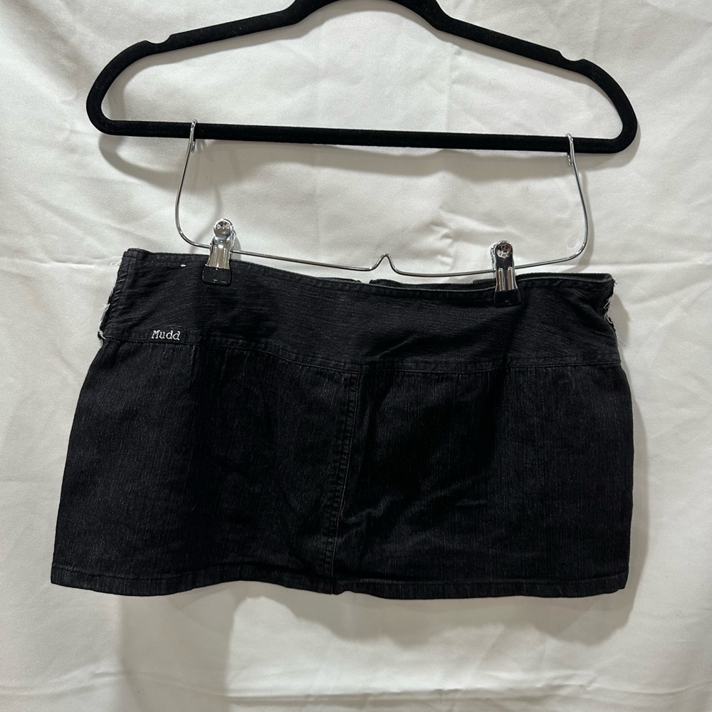 small black micro skirt